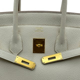 エルメス HERMES バーキン35 X刻印 クレ/ゴールド金具 トゴ レディース ハンドバッグ