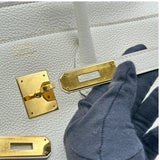 エルメス HERMES バーキン35 X刻印 クレ/ゴールド金具 トゴ レディース ハンドバッグ