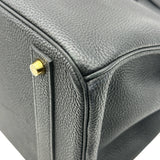 エルメス HERMES バーキン40 C刻印 ブラック ゴールド金具 トゴ レディース ハンドバッグ
