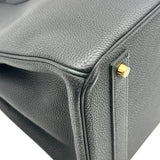 エルメス HERMES バーキン40 C刻印 ブラック ゴールド金具 トゴ レディース ハンドバッグ