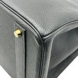 エルメス HERMES バーキン40 C刻印 ブラック ゴールド金具 トゴ レディース ハンドバッグ
