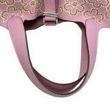エルメス HERMES ピコタンロック ミクロ U刻印 ラッキーデイジー/モーヴシルベストル シルバー金具 スイフト レディース ハンドバッグ