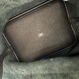 エルメス HERMES ピコタンロックMM A刻印 ブラック シルバー金具 トリヨン レディース ハンドバッグ