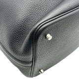 エルメス HERMES ピコタンロックMM A刻印 ブラック シルバー金具 トリヨン レディース ハンドバッグ
