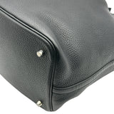 エルメス HERMES ピコタンロックMM A刻印 ブラック シルバー金具 トリヨン レディース ハンドバッグ