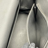 エルメス HERMES マキシケリー42 B刻印 ブラック シルバー金具 トゴ ユニセックス ハンドバッグ