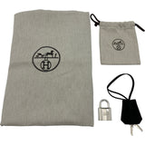 エルメス HERMES マキシケリー42 B刻印 ブラック シルバー金具 トゴ ユニセックス ハンドバッグ