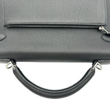 エルメス HERMES マキシケリー42 B刻印 ブラック シルバー金具 トゴ ユニセックス ハンドバッグ