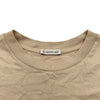 モンクレール MONCLER ロゴ刺繡半袖Tシャツ ベージュ コットン レディース 半袖Ｔシャツ