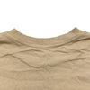 モンクレール MONCLER ロゴ刺繡半袖Tシャツ ベージュ コットン レディース 半袖Ｔシャツ