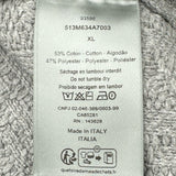 クリスチャン・ディオール Christian Dior オブリークジャガードニットセーター 513M634A7003 グレー コットン メンズ セーター