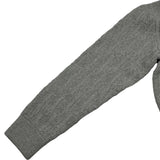 クリスチャン・ディオール Christian Dior オブリークジャガードニットセーター 513M634A7003 グレー コットン メンズ セーター