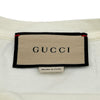 グッチ GUCCI ロゴプリント半袖Tシャツ 615044 ホワイト コットン メンズ 半袖Ｔシャツ