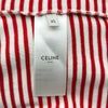 セリーヌ CELINE 長袖ボーダーニットカットソー 2X265545F レッド コットン メンズ カットソー