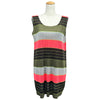 プリーツプリーズ PLEATS PLEASE ISSEY プリーツボーダーノースリーブワンピース PP33-JT526 マルチカラー ポリエステル レディース ワンピース