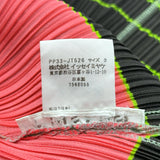 プリーツプリーズ PLEATS PLEASE ISSEY プリーツボーダーノースリーブワンピース PP33-JT526 マルチカラー ポリエステル レディース ワンピース