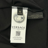 ヴェルサーチ VERSACE ドラゴンプリント半袖Tシャツ A83583 ブラック コットン メンズ 半袖Ｔシャツ