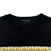 ヴェルサーチ VERSACE ドラゴンプリント半袖Tシャツ A83583 ブラック コットン メンズ 半袖Ｔシャツ