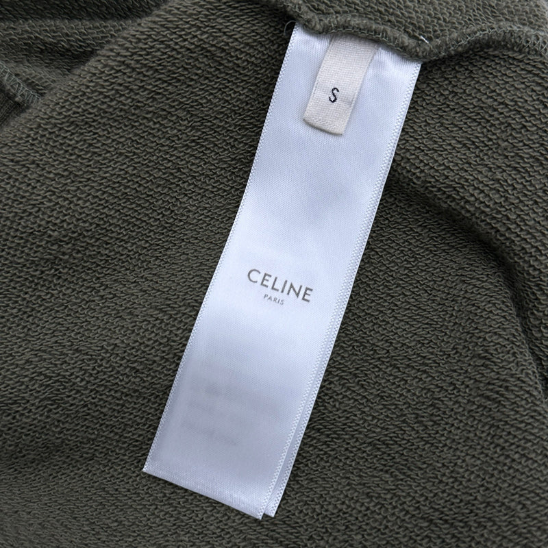 セリーヌ CELINE ロゴワッペンクロップドスウェットカットソー