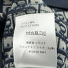 クリスチャン・ディオール Christian Dior 裏地オブリークテーラードジャケット 217V16A3669 ネイビー コットン レディース テーラードジャケット