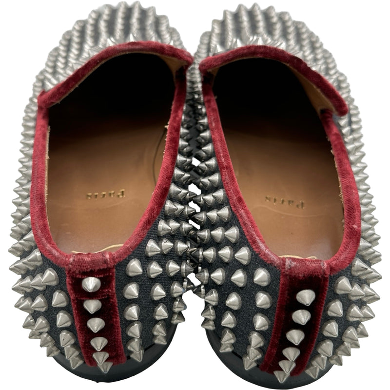 Christian Louboutin スタッズ スリッポン クリスチャン・ルブタン Christian louboutin スパイクスタッズ