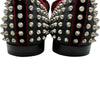 クリスチャン・ルブタン Christian louboutin スパイクスタッズスリッポン グレー キャンバス メンズ スリッポン