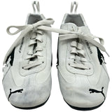 バレンシアガ BALENCIAGA x PUMA speedcat ローカットスニーカー 406519 グレー スエード メンズ スニーカー