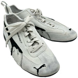 バレンシアガ BALENCIAGA x PUMA speedcat ローカットスニーカー 406519 グレー スエード メンズ スニーカー