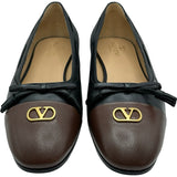 ヴァレンティノ VALENTINO GARAVAN ヴァレドゥロワキッドスキンバレリーナパンプス 6Y0S0L03 ブラック レザー レディース パンプス