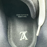ルイ・ヴィトン LOUIS VUITTON トレイナーライン ローカットスニーカー BM1202 ブラック レザー メンズ スニーカー