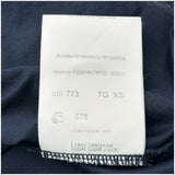モンクレール MONCLER ロゴワッペン半袖Tシャツ ネイビー コットン レディース 半袖Ｔシャツ