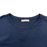 モンクレール MONCLER ロゴワッペン半袖Tシャツ ネイビー コットン レディース 半袖Ｔシャツ