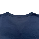 モンクレール MONCLER ロゴワッペン半袖Tシャツ ネイビー コットン レディース 半袖Ｔシャツ
