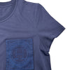 エルメス HERMES 刺繍ポケット半袖ワンピース 3E4509DL ネイビー コットン レディース ワンピース