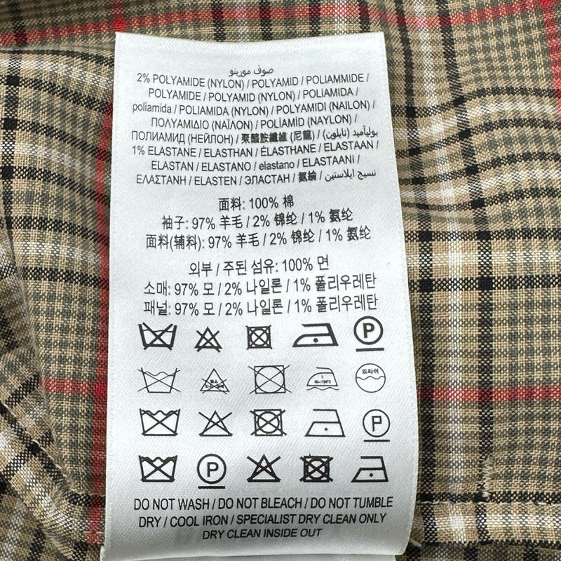 バーバリー BURBERRY チェック柄ワンピース 8036139 ベージュ コットン