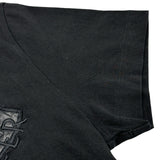 モンクレール MONCLER ロゴワッペン半袖Tシャツ ブラック コットン メンズ 半袖Ｔシャツ