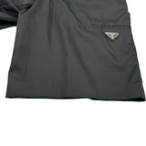 プラダ PRADA トライアングルロゴバミューダショーツ 22H768 ブラック ナイロン レディース ショートパンツ