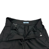 プラダ PRADA トライアングルロゴバミューダショーツ 22H768 ブラック ナイロン レディース ショートパンツ