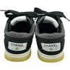 シャネル CHANEL キルティングスエードローカットスニーカー G38740 ブラック スエード レディース スニーカー