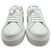 プラダ PRADA ロゴローカットスニーカー 2EG361 ホワイト レザー メンズ スニーカー