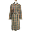 バーバリー BURBERRY チェック柄スプリングコート 8008846 ベージュ ポリエステル/コットン レディース トレンチコート