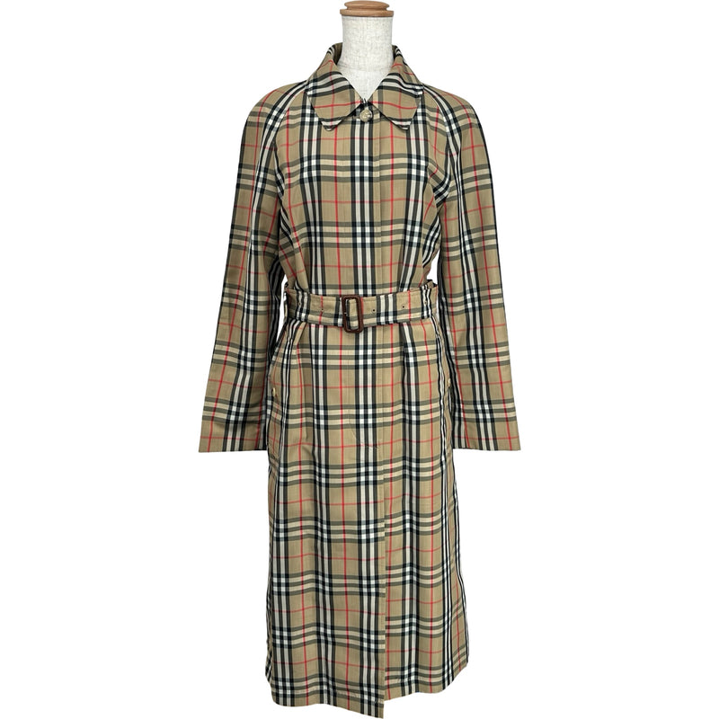 バーバリー BURBERRY チェック柄スプリングコート 8008846 ベージュ