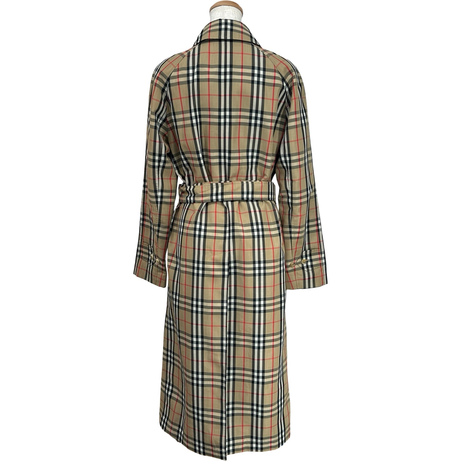 バーバリー BURBERRY チェック柄スプリングコート 8008846 ベージュ