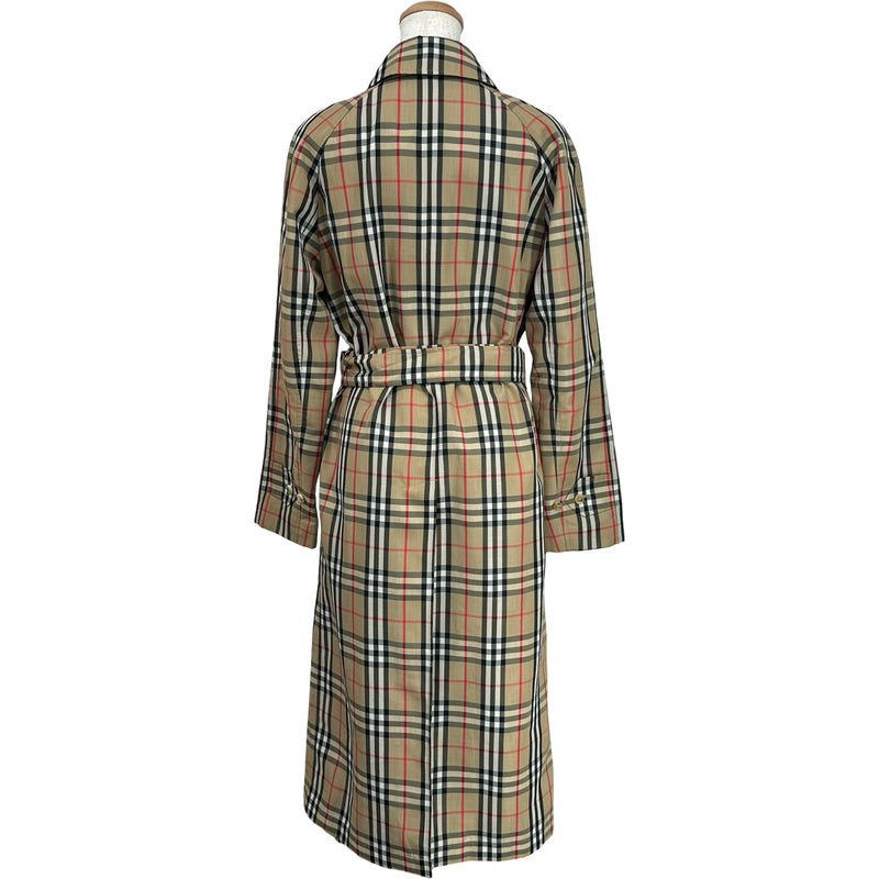バーバリー BURBERRY チェック柄スプリングコート 8008846 ベージュ
