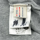 モンクレール MONCLER ロゴワッペン半袖ポロシャツ グレー コットン メンズ ポロシャツ