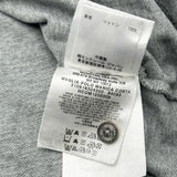 モンクレール MONCLER ロゴワッペン半袖ポロシャツ グレー コットン メンズ ポロシャツ