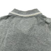 モンクレール MONCLER ロゴワッペン半袖ポロシャツ グレー コットン メンズ ポロシャツ