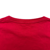 バレンシアガ BALENCIAGA BBロゴプリント半袖Tシャツ 594579 レッド コットン メンズ 半袖Ｔシャツ