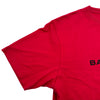 バレンシアガ BALENCIAGA BBロゴプリント半袖Tシャツ 594579 レッド コットン メンズ 半袖Ｔシャツ