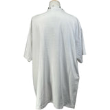 バレンシアガ BALENCIAGA ピアス装飾ダメージ加工半袖Tシャツ 761460 グレー コットン レディース 半袖Ｔシャツ